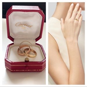 Cartier 18K Gold Les Must De Cartier Trinity Ring